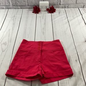 Women’s Ponnytail Stretch Pink Shorts (M) BP04